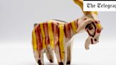 Ceramic goat made by King Charles as a student up for auction