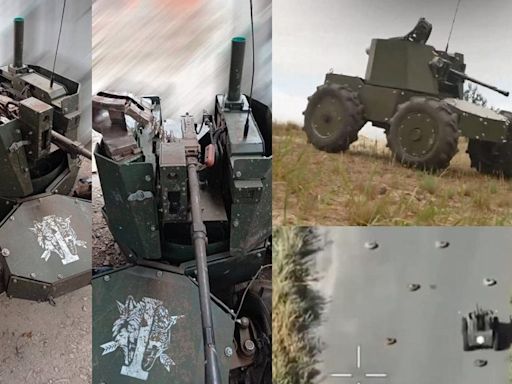 Ukraine’s Gun-Armed Ground Robot Just Cleared A Russian Trench In Kursk