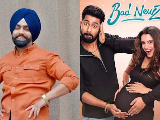 Ammy Virk says working with Vicky Kaushal and Triptii Dimri in 'Bad Newz' was great: 'Our on screen chaos will be loved by audience' | Hindi Movie News - Times of India
