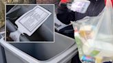 Council's 'petty tags of shame' on families' bins for getting their bins wrong