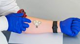 Wearable health sensor charges without wires or batteries