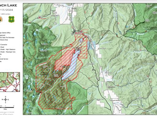 Bench Lake Fire continues to spread, only 3% contained as locals raise money for Redfish Lodge employees - East Idaho News