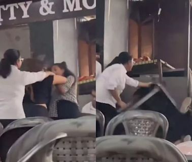 Viral Video: Amity Noida Girls Fight as Students Cheer Them On