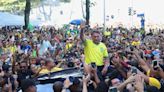 Brazil's Bolsonaro rallies supporters in Rio