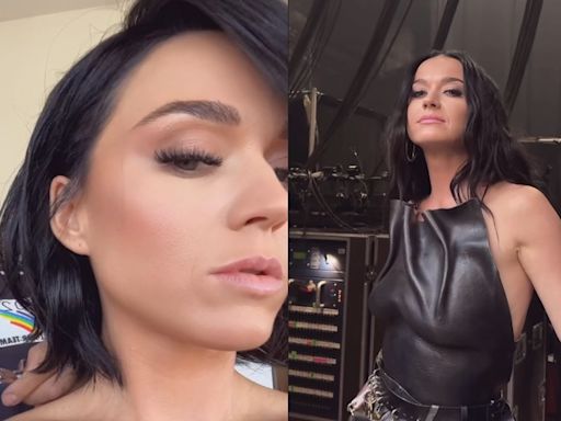 Katy Perry mostra o resultado de seu novo look