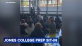 Jones College Prep students hold sit-in in support of Palestinians in Gaza