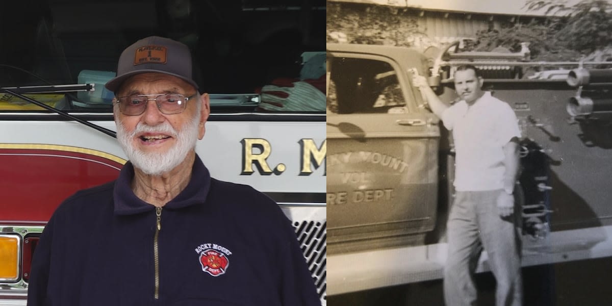 Firefighter celebrates 75 years of service, vows to serve as long as he can