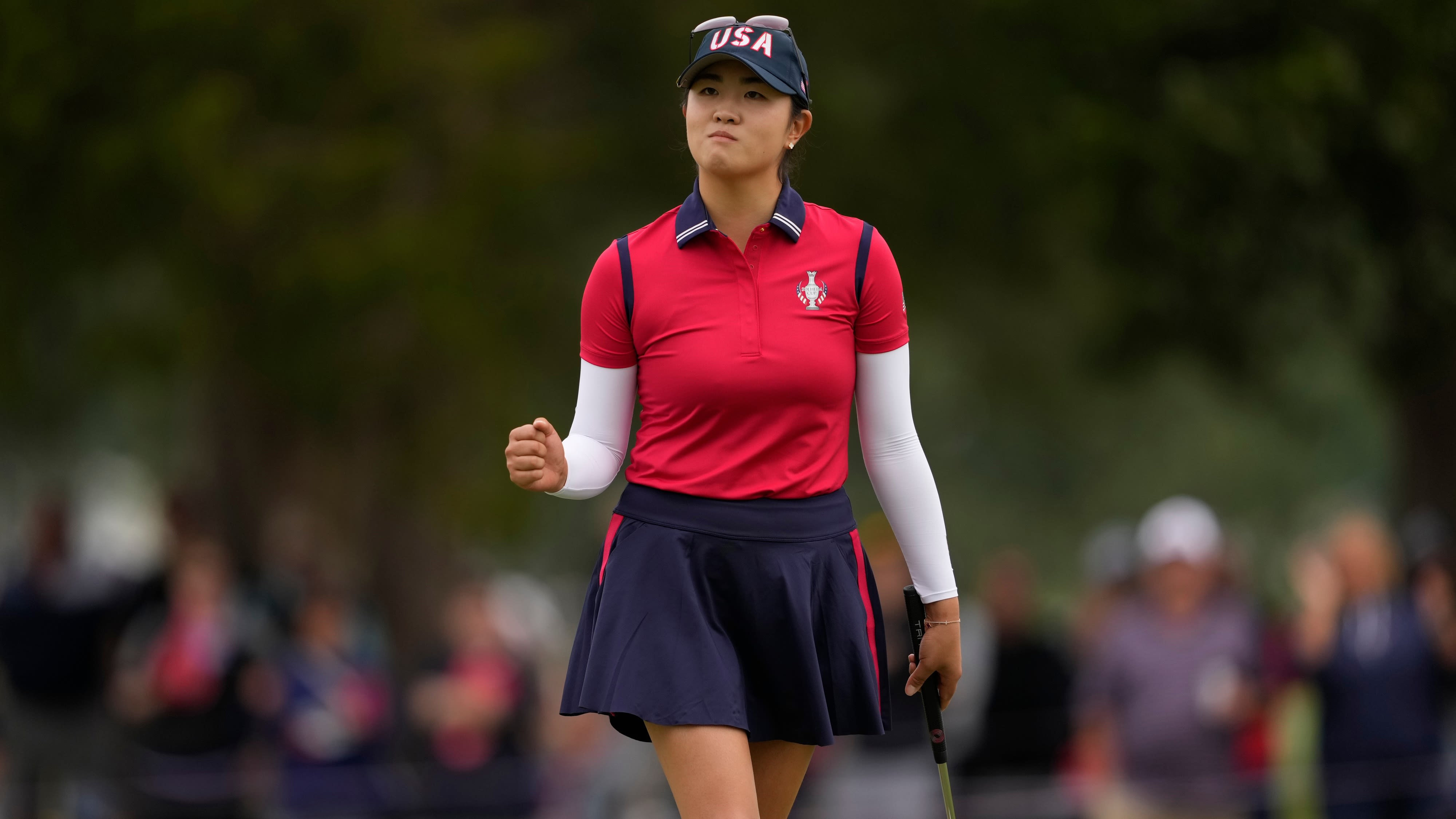 With Obama on hand, Americans take early lead over Europe at Solheim Cup