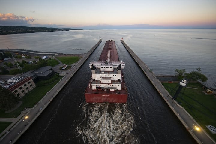 Diesel fuel spills into Lake Superior near Silver Bay