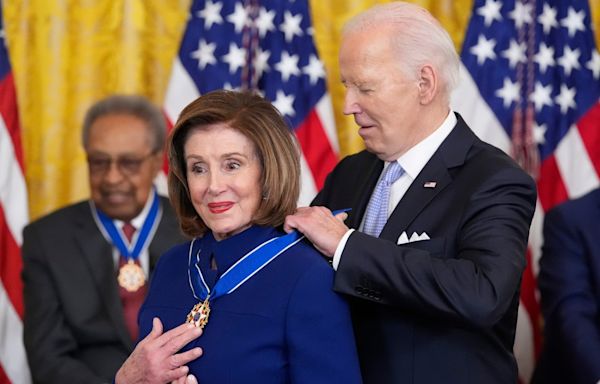 Biden awards the Medal of Freedom to Nancy Pelosi, Medgar Evers, Michelle Yeoh and 16 others