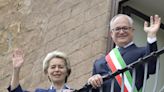 Von der Leyen defiende en Italia acelerar la transición energética