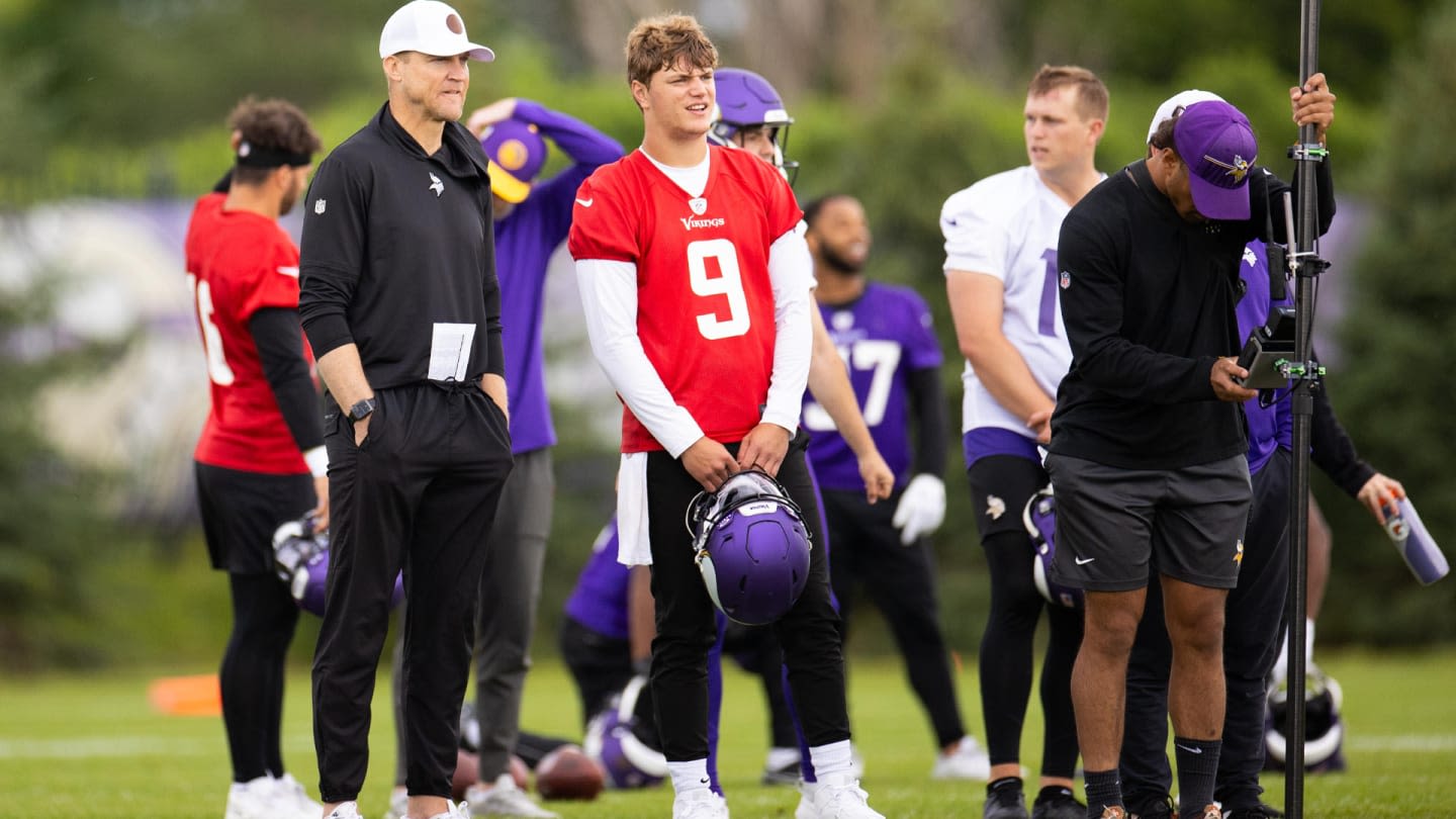 Darnold will open as Vikings' QB1 in camp, but J.J. McCarthy will see plenty of reps