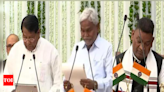 Champai Soren takes oath as Jharkhand minister in Hemant Soren-led cabinet | India News - Times of India