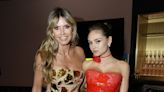 Heidi Klum and Daughter Leni Wear Stunning Sleeveless Sequin Gowns to Los Angeles Gala