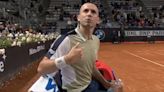 Dan Evans told off for screaming at umpire as Brit lashes out at Italian Open