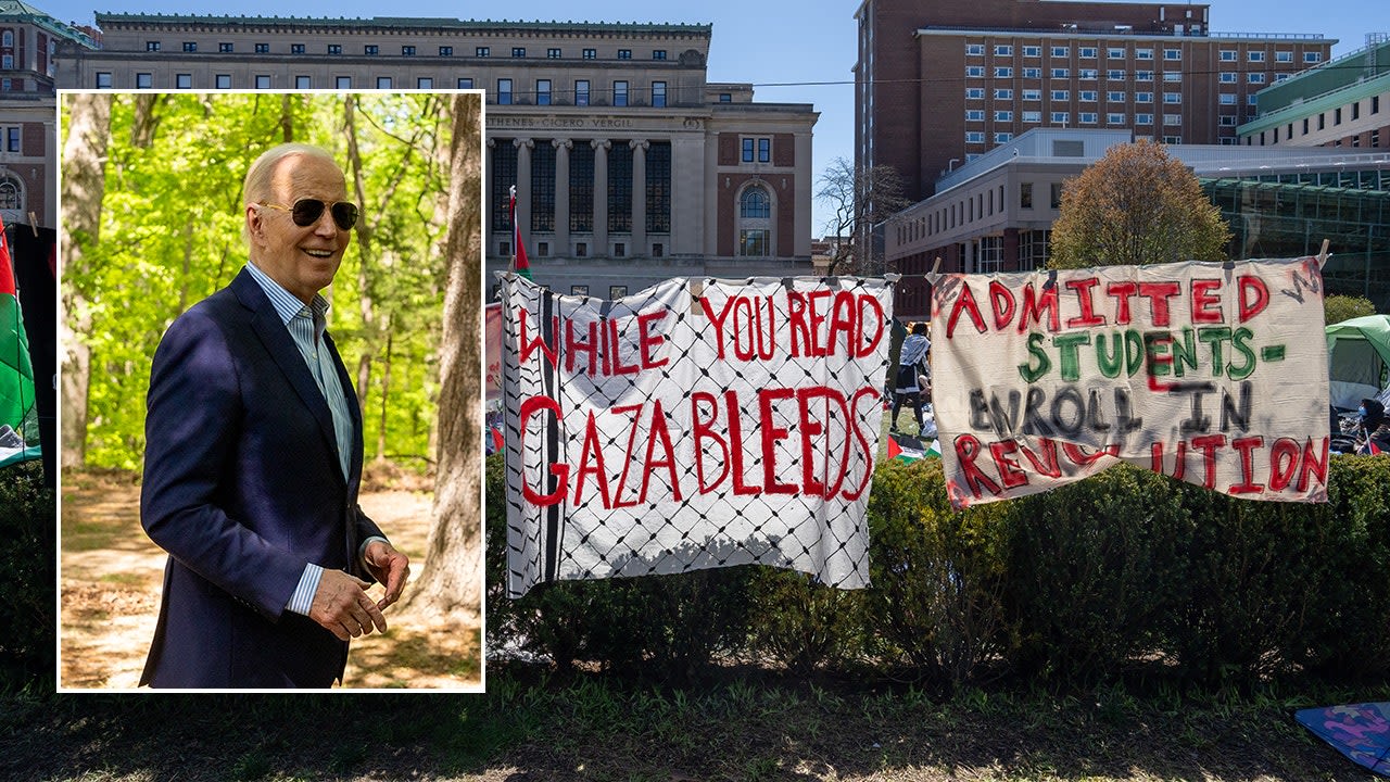 Biden crushed for equivocating on antisemitic protests: 'Very fine people on both sides' moment