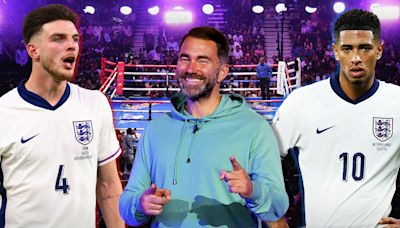 Hearn teases 'wild' charity boxing bout between England stars Bellingham & Rice