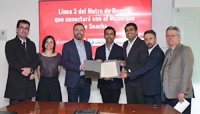 Firman convenio para avanzar en tercera línea del metro de Bogotá hasta Soacha