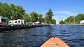 Popular state park situated between 2 lakes has new roads, campground shower building