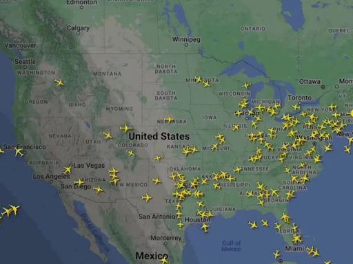 Incredible vid shows plane traffic grind to a HALT following CrowdStrike outage