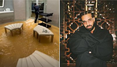 特大暴雨襲擊多倫多！饒舌巨星Drake豪宅遭殃 奢華家具全泡水