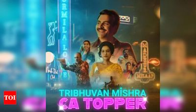 Makers unveil desi gangster series 'Tribhuvan Mishra: CA Topper', set for premiere on July 18 - Times of India