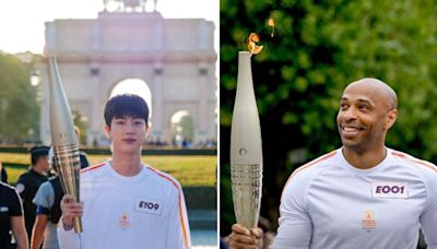 BTS’s Jin kicks off Olympic Torch relay in Paris