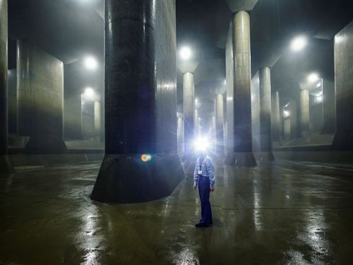 Tokyo expands underground 'cathedral' complex to counter climate change rains