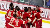 Denver shuts out Boston College 2-0 to win record 10th men's college hockey title