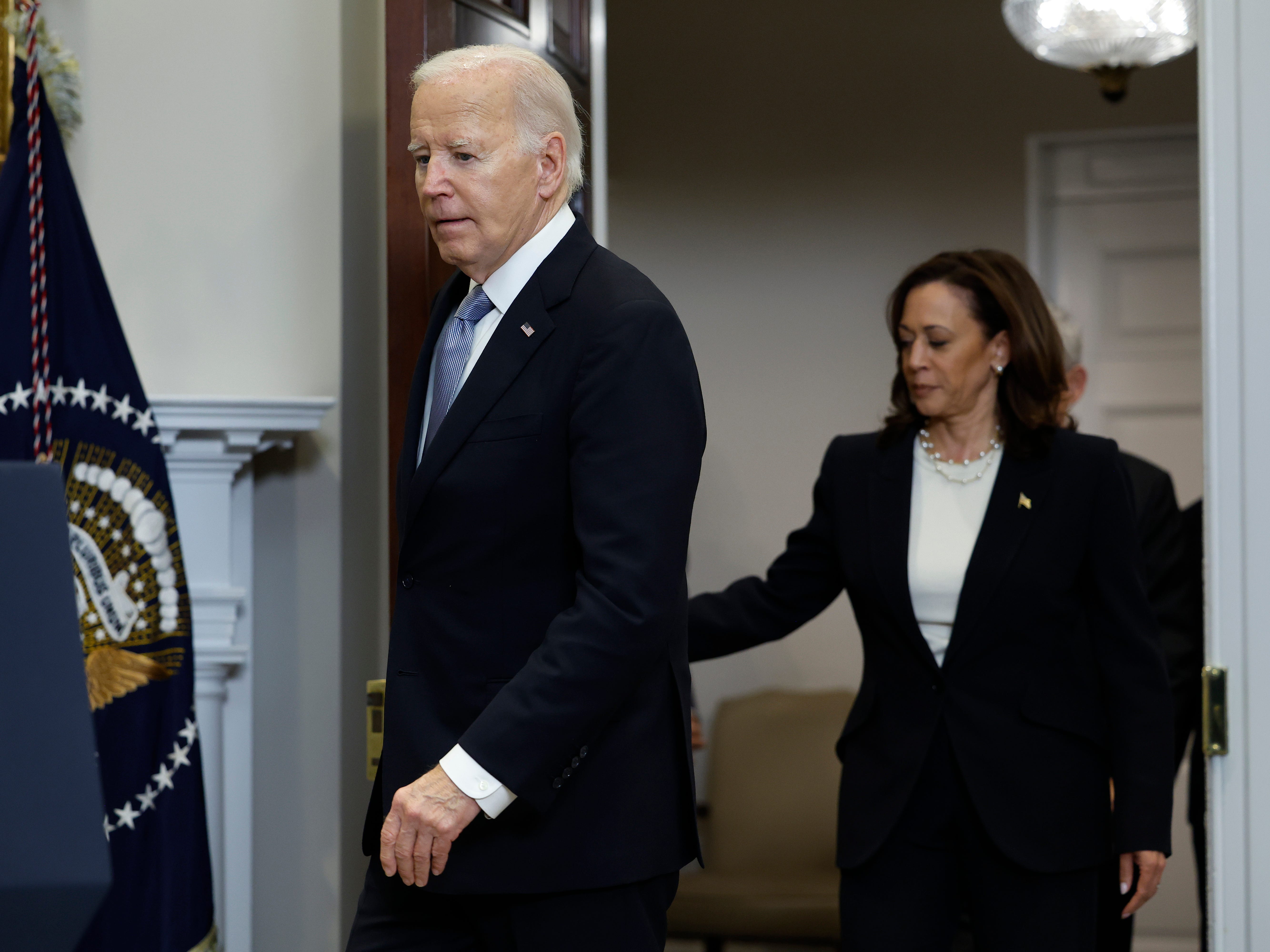 Big-dollar Democratic donors are split: Hold the line or abandon Biden?