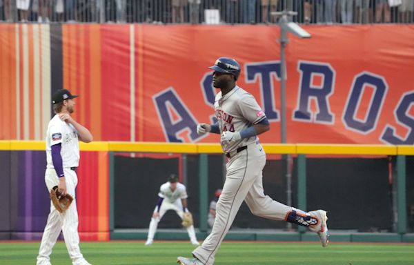 Houston Astros' Yordan Alvarez Joins Recent History with Pair of Mammoth Home Runs on Saturday