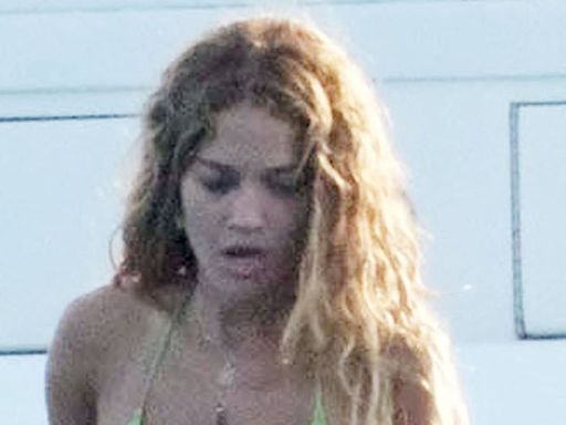 Bikini-clad Rita Ora enjoys yacht day with Taika Waititi in Ibiza