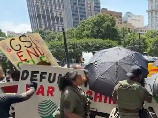 Pro-Palestine protest erupts at Georgia State University