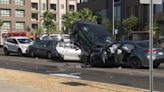 5 vehicle pile-up reported in central Phoenix, police say