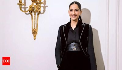 Sonam Kapoor heads to Paris, only Indian to attend Dior Haute Couture Show in Paris 2024 - Times of India