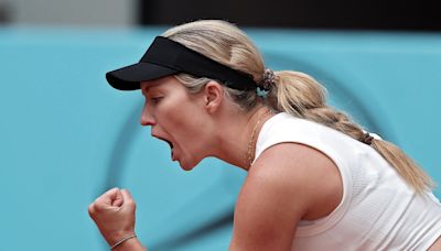 La fuerte reacción de Danielle Collins ante un espectador en el WTA 1000 de Madrid