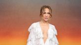 J.Lo Wows in Plunging Ruffled Robe as Ben Affleck Skips Another One of Her Events