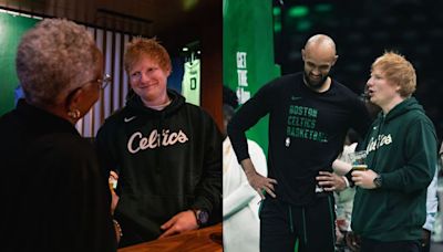 Ed Sheeran apoya a los Boston Celtics en final de Conferencia