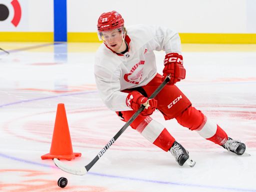 'Driven' Nate Danielson aiming to show Red Wings he's ready for NHL