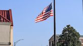 Why are flags flying at half-staff in South Carolina?