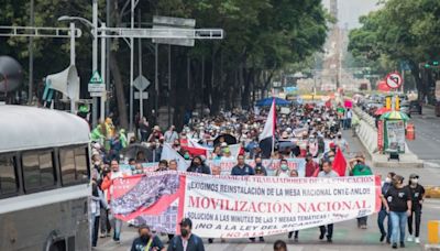 Marcha CNTE, 15 de mayo: estas son las calles cerradas y alternativas viales en CDMX