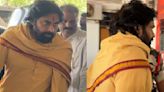 VIDEO: Andhra Pradesh Deputy CM Pawan Kalyan snapped at Hyderabad airport; wife Anna Lezhneva sees him off