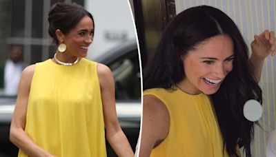 Meghan Markle rocks same dress she wore for Prince Archie’s first birthday on Mother’s Day in Nigeria