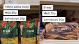 Some food essentials cheaper in Marks & Spencer and Waitrose than popular supermarkets