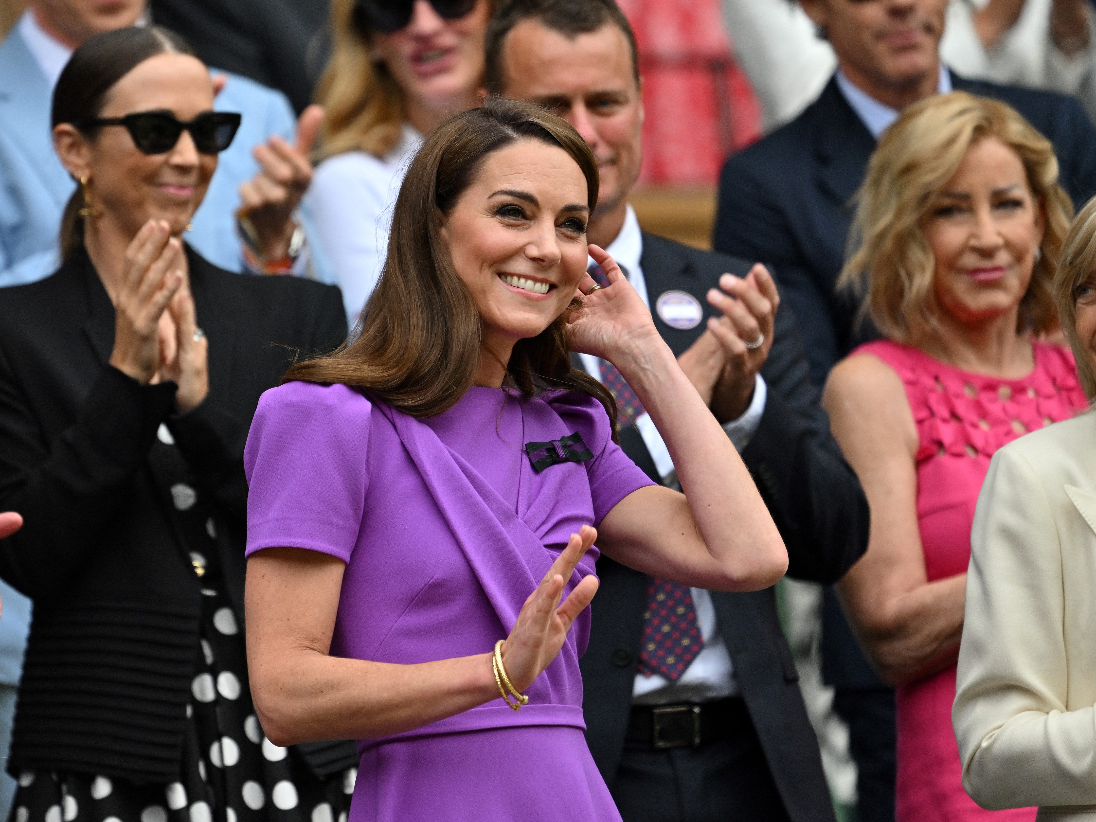PHOTOS: Kate Middleton attends Wimbledon final — her 2nd public appearance since her cancer diagnosis