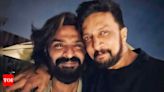 Vinay Gowda enjoys watching T20 World Cup 2024 finals with Kiccha Sudeep - Times of India