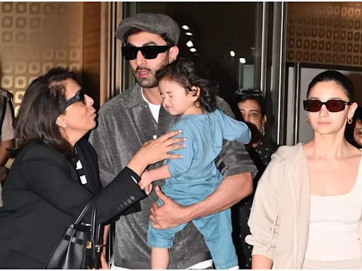 ..., Alia Bhatt, Raha Kapoor and Neetu Kapoor return to Mumbai after Paris Fashion Week | Hindi Movie News - Times of India