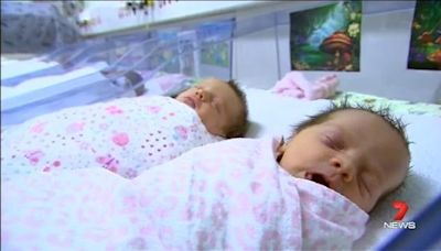 Four sets of twins born at Melbourne hospital