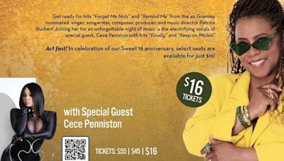 The Miramar Cultural Center to Present Patrice Rushen And Cece Peniston