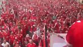 Watch Denmark fans taunt England supporters with cheeky chant before Euros clash